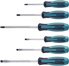 9006pb Vessel Megadora Screwdriver Set 6pcs. Paper Box