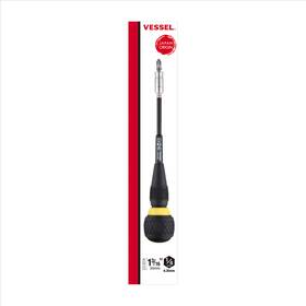 220mbh120k01 Vessel Tools Ball Grip Ratchet Interchangeable Screwdriver With 10