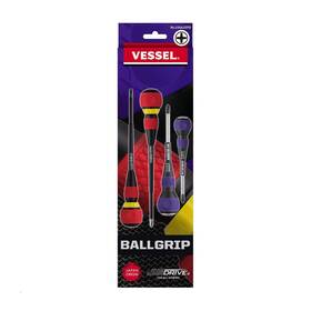 2304jspb Vessel Tools Ball Grip Jis Screwdrive R 4pc Set