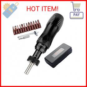 Njlsdkdky1070tjwy  Vevor Torque Screwdriver 1/4 Inch Drive Wrench Electrician Torq