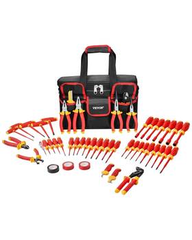Vde593150 Vevor Insulated Screwdriver Set 50-piece Tool Electricians 1000v