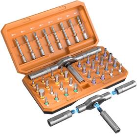 B0g2bddxg1 Veysmou 42-in-1 Magnetic Ratchet Screwdriver Set With Detachable T-handle And Case