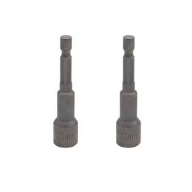 Z20220116w06 Victorshome 1/4 Inch Hex Shank 10mm Magnetic Nut Driver Bit Quick-change Power Socket Adapte