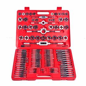 210013 Vidaxl Tap And Die Set Metric Rethreading Kit With Storage Case 111 Piece