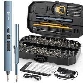 Vigrue-jm156 Vigrue Precision Screwdriver Set Mini Electric With 140 Magnetic