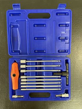 Ndi100 Vim Tools Sdi100 Sae Nut Driver Set T-handle New-never Used Ndi100 Vim Tools Sdi100 Sae Nut Driver Set T-handle New-never Used