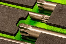 Xzns400a Vim Tools 13 Pc. 4ftft Oal. Xzn Triple Square Driver Set - S2 Steel