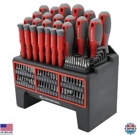 B0bvcs2pmt Visit The Intertool Store 114-piece Screwdriver Set With Rack Magnetic Tips Precision Bits And Hex Keys