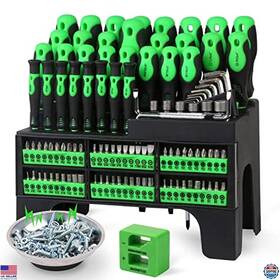 B097ddz45m Visit The Swanlake Garden Tools Store 118-piece Magnetic Screwdriver Set With Organizer - Essential