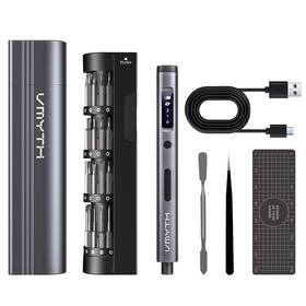 Vmyth 760699913356 Idriver Es1 Mini Electric Screwdriver Set 60 Bits Led 3-level Torque
