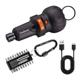 Cth01ces Vocforce 4v Electric Screwdriver 400 Rpm 3-stage Adjustable Speed And Torque Cordless