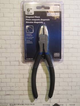 2506798 Vulcan 045734666351 6 Inch Diagonal Cutting Pliers Non-slip Grip Rust Resistance Ansi #2506798