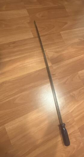 Vulcan D-624 Vintage Tool Co Usa 24 Inch Extra Long Slotted Screwdriver