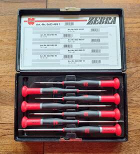 061396325 W Rth Wurth Zebra Torx Driver Set - 7 Pieces With Original Case