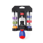 W021177a Workpro Stubby Ratcheting Screwdriver Set Patented Double Driv 820909723387