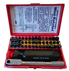 Wfmcwf-4-52 Wadsworth Falls Wfmc Wf-4-52 Screwdriver Mini Ratchet Set Slotted Phillips Hex