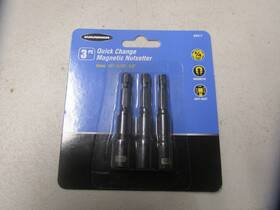 Warrior 193175003010 Quick Release Magnetic Sae Nut Setter Set 3 Piece
