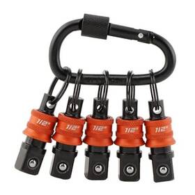22429944 Waylenbo 1/2 Inch Socket Holder Keychain 5 Pack Heavy-duty Quick Release Bit