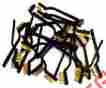 Wbb12 Goliath Industrial Tool 24 Brass Wire Brush Tooth Brushes Plastic Abs Grip Handle 045635325227