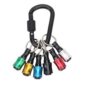 Wendeekunqpabovtz9i1500 Wendeekun 6 Pieces 1/4 Inch Aluminum Alloy Hex Shank Keychain Quick Release Drill Bit