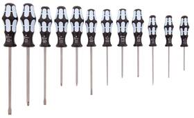 5347903001 Wera 013288139238 Stainless Screwdriver Set 12pc Sl/ph/sq 3334/12 -