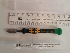 3000011001 Wera 013288176363 077-00019 Micro Esd O 45 Kgf Cm Apple 05