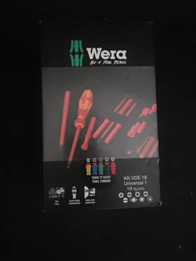 006613 Wera 013288229991 Kraftform Kompakt Vde 18 Universal 1 Screwdriver Set 05 001