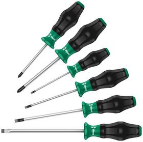 05031551002 Wera 031551 1334/6 Screwdriver Set Kraftform Comfort 6 Pieces