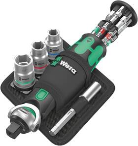 05004283001 Wera 8009 Zyklop Pocket Set Imperial 2 Ratchet 18 Pieces B