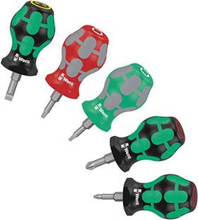 05008872001 Wera Stubby Set 3 Screwdriver 5 Pieces