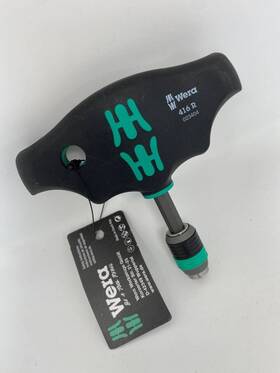 05023404001 Wera 416 R T-handle Bitholding Screwdriver With Rapidaptor - New