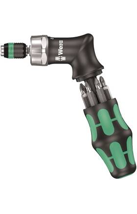 05051030001 Wera Kraftform Kompakt 1/4 Inch Vario Pistol 814 Ra Ratcheting Screwdriver