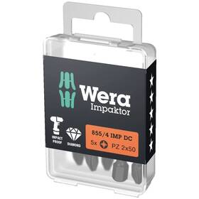05057662001 Wera 855/4 Imp Dc Pz Diy Impaktor Bits 3 X 50 Mm 5 Pieces