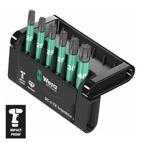 05057693001 Wera 1/4 Inch Drive Torx Impact Bit Set And Carrying Case 6 Piece