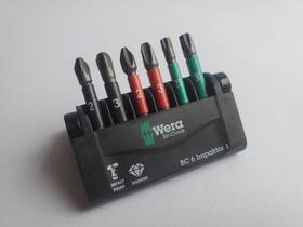 05057695001 Wera Impact Bit-check 6 Impaktor 1 Power Bit Set - Ph2 Ph3 Pz2 Pz3 Tx T25 T30