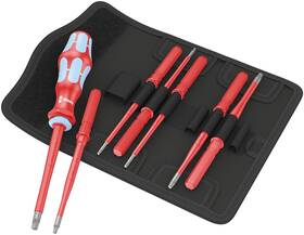 05059040001 Wera - Insulated Screwdriver Interchangeable Blades Set Kraftform Kompak 05059040001 Wera - Insulated Screwdriver Interchangeable Blades Set Kraftform Kompak