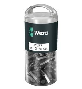 We05072441001 Wera 05072441001 851/1 Z Diy 100 Bits Ph 2 X 25 Mm Pieces We05072441001 Wera 05072441001 851/1 Z Diy 100 Bits Ph 2 X 25 Mm Pieces