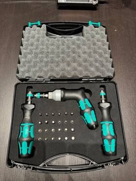05074739001 Wera 7440/41/42 Kraftform Torque Screwdriver Set 0.3-6.0 Nm 27 Pcs