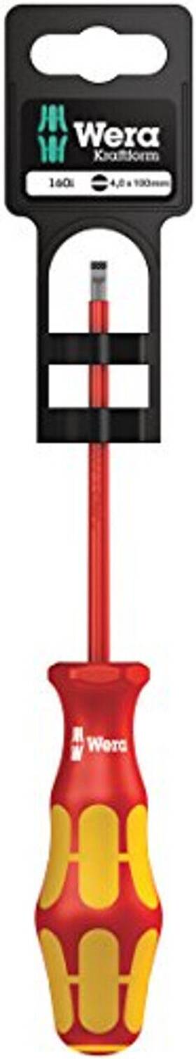 05100003001 Wera Screwdriver For Slotted Screws Inch 160i Sbvde Insulated