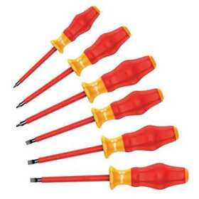 05345213001 Wera Insulated Screwdriver Set Slotted Phillips 6 Pcs