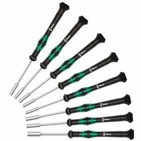 05345278001 Wera Micro Electronics Precision Metric Nutdriver Set 8 Piece