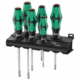 105650 Wera Laser Etched Tip Screwdriver Rack 6 Piece Set