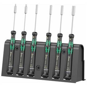 118158 Wera Metric Precision Micro Nutdriver Set And Rack 6-piece