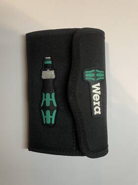 5051041001 Wera Kraftform Kompakt Ratching Screwdriver Bit Set 17pc