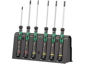 5118152001 Wera 2035/6 Kraftform Micro Screwdriver Set With Rack 6 Piece