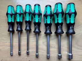 05345230001 Wera 5345230001 7 Piece 395 Ho/7 Sz Kraftform Plus Nutdriver Set