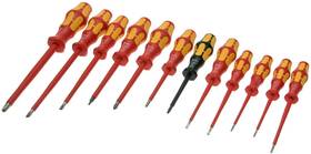 5347900001 Wera Vde Insulated Screwdriver Set 12pc Sl/ph/sq 160i/12