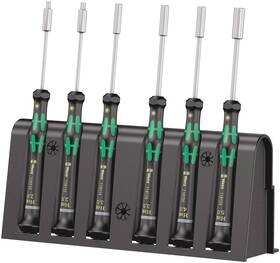 5118158001 Wera 705235006697 - Kraftform Micro 2069/6 Precision Nutdriver Set 6-piece