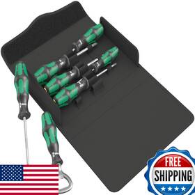 Wera B08hct8ndt 05105624001 Kraftform 300/7 Set 2 Screwdriver Plus 7 Pieces
