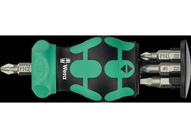 05008893001 Wera Tools Kraftform Kompakt Stubby Magazine Ra 4 Bit Set 6 Pcs Ratchet Function